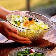 کاسه سالاد و آش سولو نوری تازه (بسته 2عددی) ; انتخابی زیبا وکاربردی برای انواع سروسالاد, آش , سوپ و خوراک